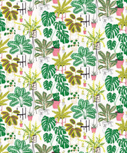 Load image into Gallery viewer, House Plants • Jacqueline Colley • Wallpaper Republic • Green • Swatch