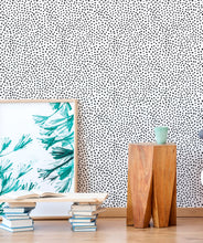 Load image into Gallery viewer, Huddy's Dots • Muddy • Spotted Wallpaper • Insitu