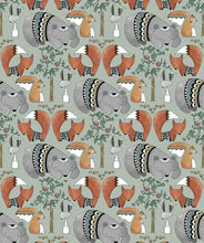 Load image into Gallery viewer, In The Forest Wallpaper • Grey • Swatch