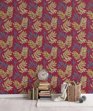 Load image into Gallery viewer, Mimosa Pomegranate Bold Floral Wallpaper