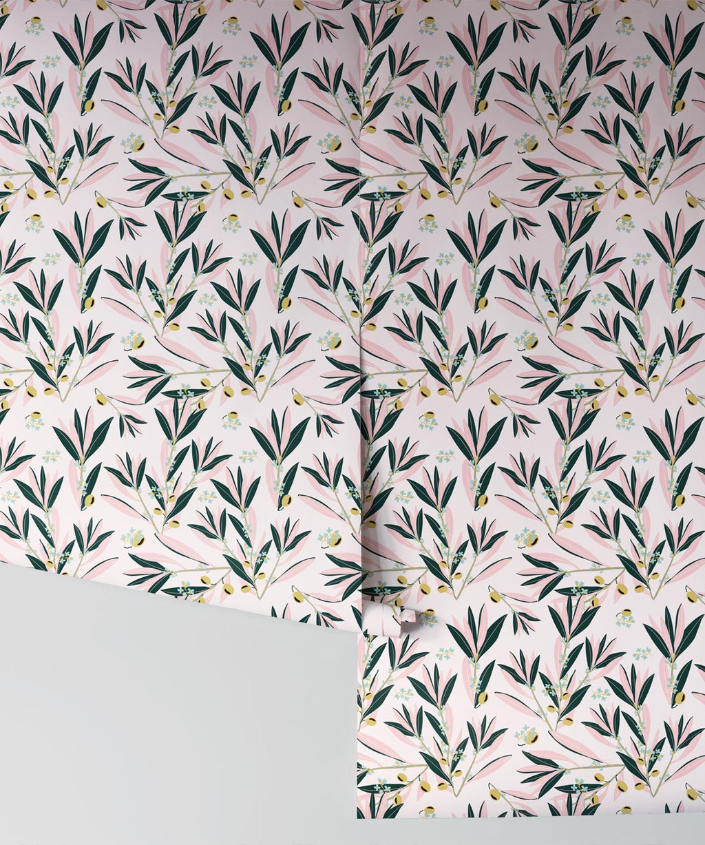 Olive Dapple Blushing Pink