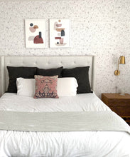 Load image into Gallery viewer, Peonies &amp; Anemones Wallpaper • White Floral Bedroom Wallpaper
