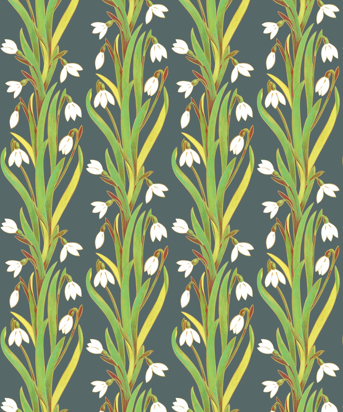 Snow Drop in Green Beret Wallpaper