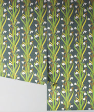 Load image into Gallery viewer, Snow Drop in Green Beret Wallpaper