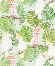 Load image into Gallery viewer, Tropical Cockatoos is a Tropical Bird Wallpaper