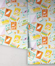 Load image into Gallery viewer, Match Books Wallpaper • retro wallpaper • las vegas style • gaming wallpaper • smokers wallpaper • fire rolls
