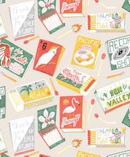 Load image into Gallery viewer, Match Books Wallpaper • retro wallpaper • las vegas style • gaming wallpaper • smokers wallpaper • fire • swatch