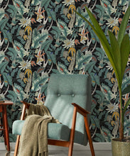 Load image into Gallery viewer, Amazonian Frogs Wallpaper • Tropical Leaves Wallpaper • Jacqueline Colley • Insitu