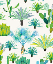 Load image into Gallery viewer, Cacti Wallpaper • Desert Cactus Wallpaper • Jacqueline Colley • Swatch