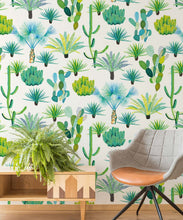 Load image into Gallery viewer, Cacti Wallpaper • Desert Cactus Wallpaper • Jacqueline Colley • Insitu