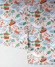 Load image into Gallery viewer, Pool Party Wallpaper • Jacqueline Colley • Coral • Rolls