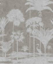 Load image into Gallery viewer, Shadow Palms Wallpaper Mural •Bethany Linz • Palm Tree Mural • Beige • Swatch