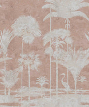 Load image into Gallery viewer, Shadow Palms Wallpaper Mural •Bethany Linz • Palm Tree Mural • Pink • Swatch