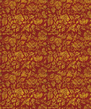 Load image into Gallery viewer, Damask Bloom Wallpaper • Burgundy • Swatch