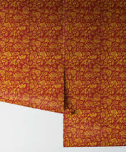 Load image into Gallery viewer, Damask Bloom Wallpaper • Burgundy • Rolls