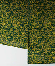 Load image into Gallery viewer, Damask Bloom Wallpaper • Green • Rolls