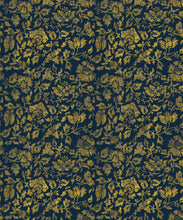 Load image into Gallery viewer, Damask Bloom Wallpaper • Prussian • Swatch