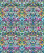 Load image into Gallery viewer, Damask Pomegranate Wallpaper • Jade • Swatch