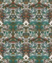 Load image into Gallery viewer, Damask Pomegranate Wallpaper • Pearl • Swatch