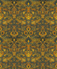 Load image into Gallery viewer, Damask Pomegranate Wallpaper • Quartz • Swatch