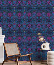 Load image into Gallery viewer, Damask Tulip Wallpaper • Agate • Insitu