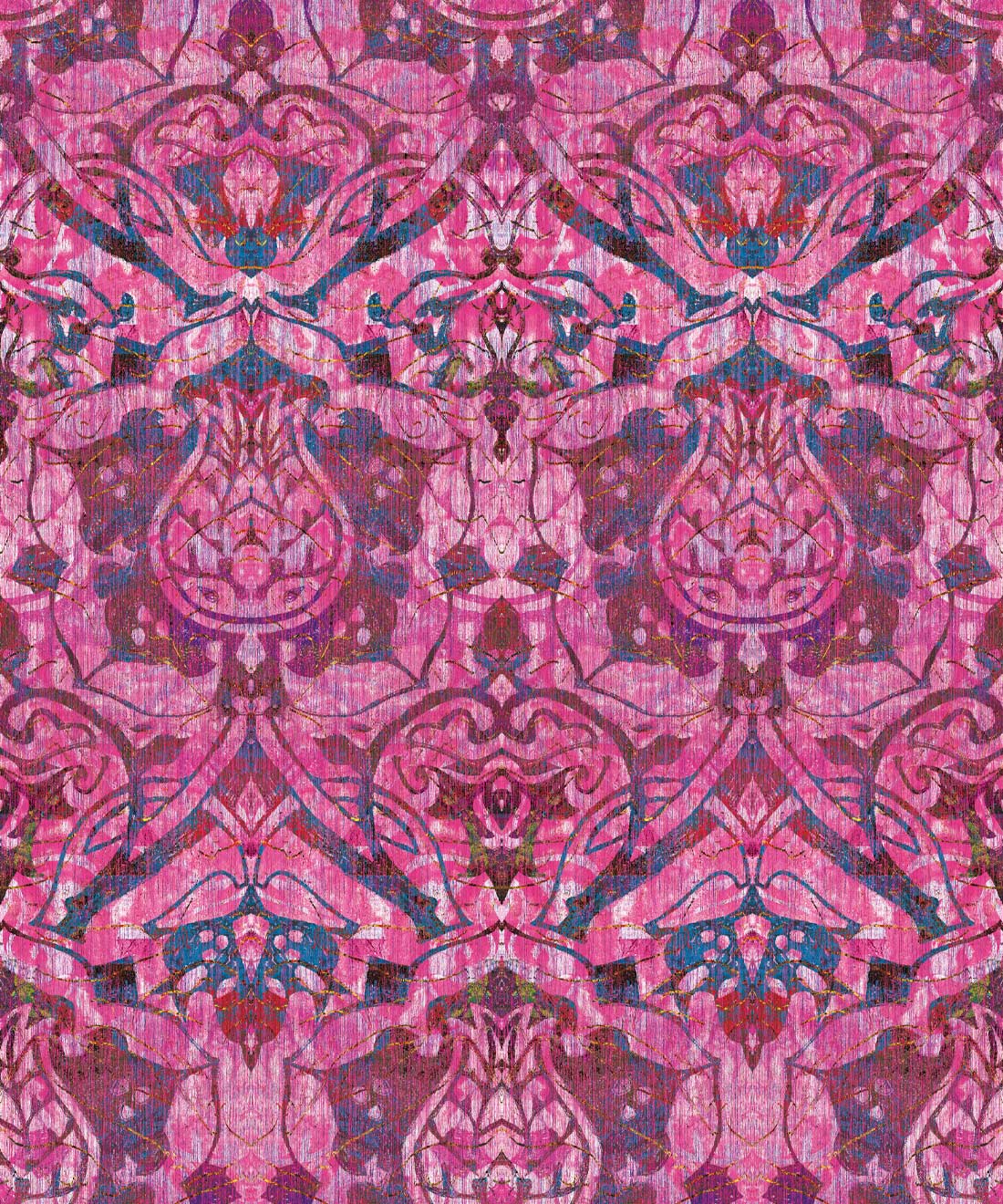 Damask Tulip Wallpaper