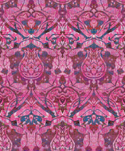 Load image into Gallery viewer, Damask Tulip Wallpaper • Amethyst • Swatch