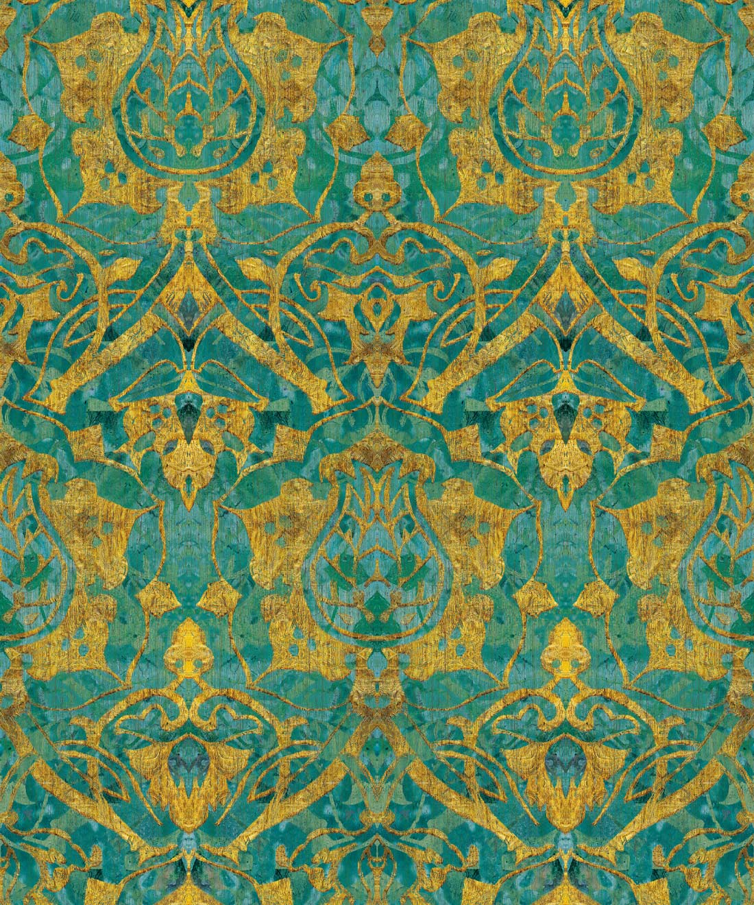Damask Tulip Wallpaper