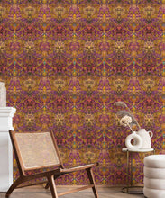 Load image into Gallery viewer, Damask Tulip Wallpaper • Mayala • Insitu