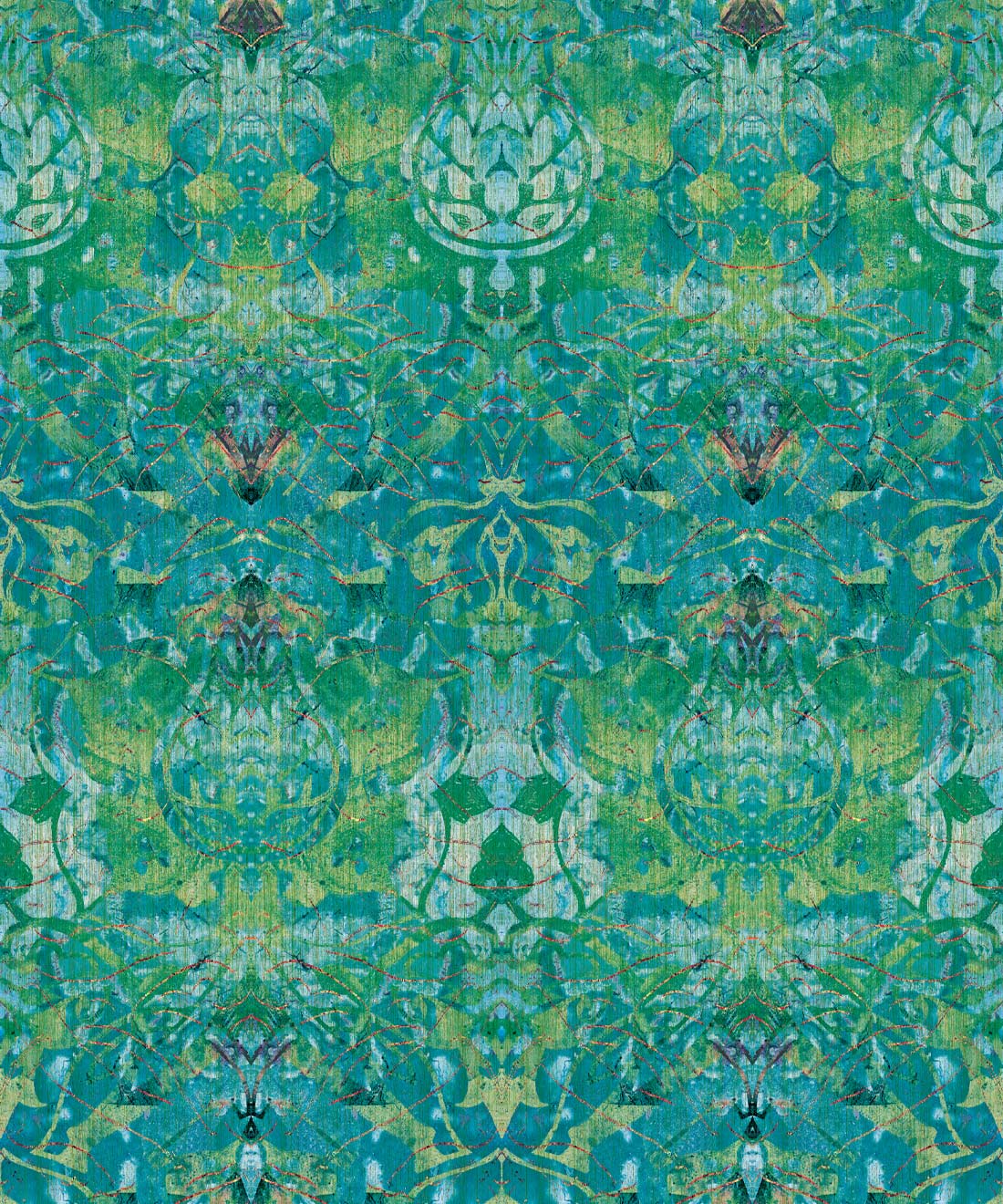 Damask Tulip Wallpaper
