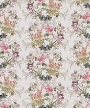 Load image into Gallery viewer, Efflorescence in Gold is a romantic floral wallpaper