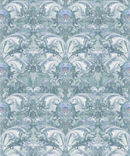 Load image into Gallery viewer, Thistle in Ashen is a Baroque Inspired Wallpaper