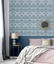 Load image into Gallery viewer, Thistle in Ashen is a Baroque Inspired Wallpaper