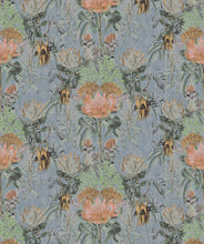 Load image into Gallery viewer, Simcox Wildflowers Grey Wallpaper