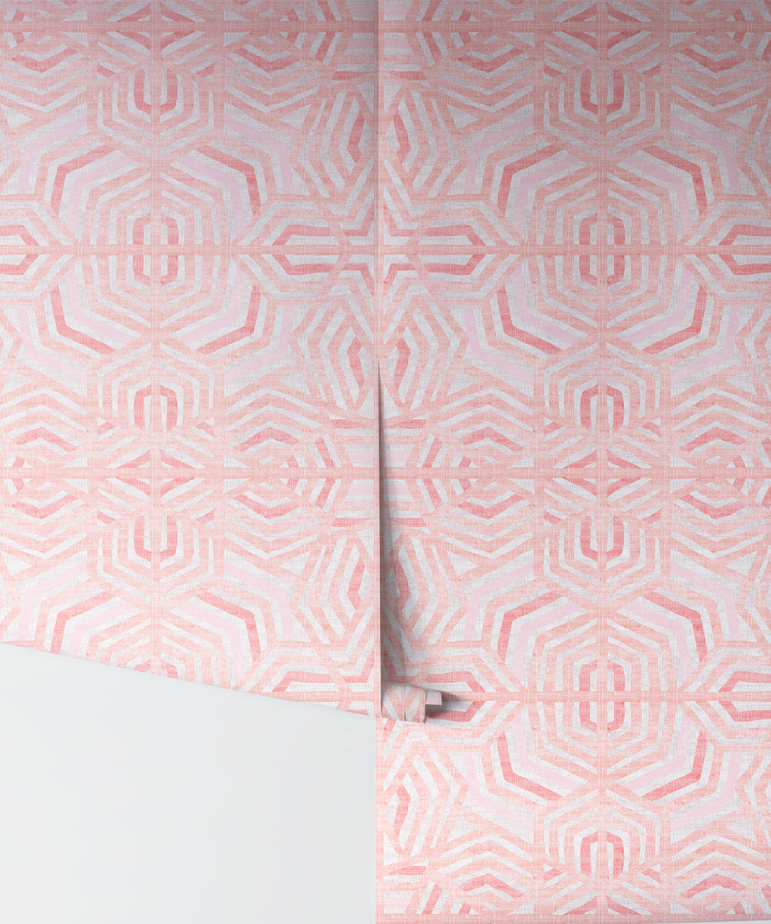 Bedouine in Coral is a Tribal Wallpaper