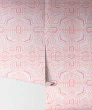 Load image into Gallery viewer, Bedouine in Coral is a Tribal Wallpaper
