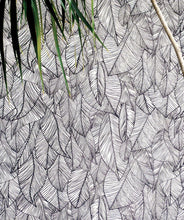 Load image into Gallery viewer, Bonfire in Domino is a spectacular leaf wallpaper