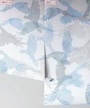 Load image into Gallery viewer, Lorikeets in Buccaneers a modern bird wallpaper