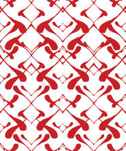 Load image into Gallery viewer, Paper Flock Cherry Burst is a modern wallpaper