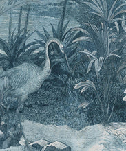 Load image into Gallery viewer, South Asian Subcontinent Wallpaper Mural •Bethany Linz • Palm Tree Mural • Indigo • Scale