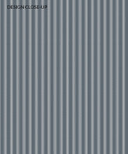 Load image into Gallery viewer, Ticking Stripe Wallpaper • Grey Wallpaper • Swatch Close-up