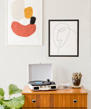 Load image into Gallery viewer, Ticking Stripe Wallpaper • Natural Wallpaper • Insitu