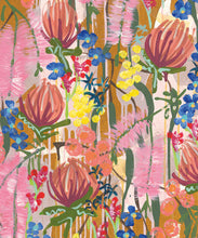 Load image into Gallery viewer, Acacia Wallpaper • Colorful Floral Wallpaper • Tiff Manuell • Abstract Expressionist Wallpaper • Swatch