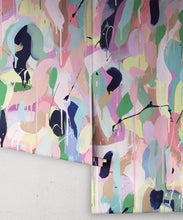 Load image into Gallery viewer, Between Tides Wallpaper • Colorful Painterly Wallpaper • Tiff Manuell • Abstract Expressionist Wallpaper • Rolls