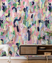 Load image into Gallery viewer, Between Tides Wallpaper • Colorful Painterly Wallpaper • Tiff Manuell • Abstract Expressionist Wallpaper • Insitu