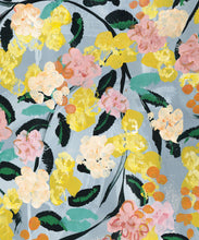 Load image into Gallery viewer, Blossom Wallpaper • Colorful Floral Wallpaper • Tiff Manuell • Abstract Expressionist Wallpaper • Swatch