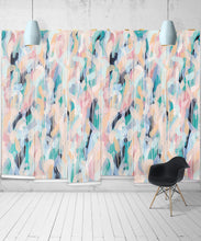 Load image into Gallery viewer, Blue Moon Wallpaper • Colorful Painterly Wallpaper • Tiff Manuell • Abstract Expressionist Wallpaper • Wide Insitu