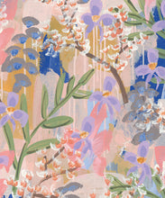 Load image into Gallery viewer, Daphne Wallpaper • Colorful Floral Wallpaper • Tiff Manuell • Abstract Expressionist Wallpaper • Swatch