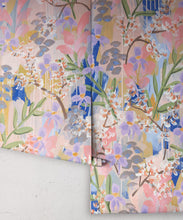 Load image into Gallery viewer, Daphne Wallpaper • Colorful Floral Wallpaper • Tiff Manuell • Abstract Expressionist Wallpaper • Rolls