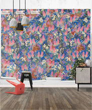 Load image into Gallery viewer, Garden Song Wallpaper • Tiff Manuell • Colorful Floral Wallpaper • Panels